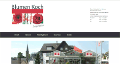 Desktop Screenshot of blumen-koch-bechen.de
