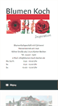 Mobile Screenshot of blumen-koch-bechen.de